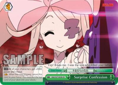 Surprise Confession