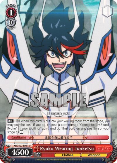 Ryuko Wearing Junketsu