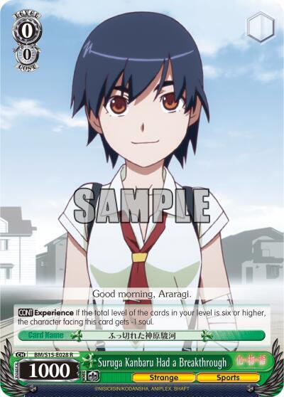 Suruga Kanbaru Had a Breakthrough