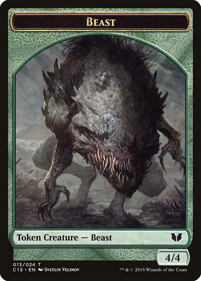 Beast // Snake (017) Double-Sided Token
