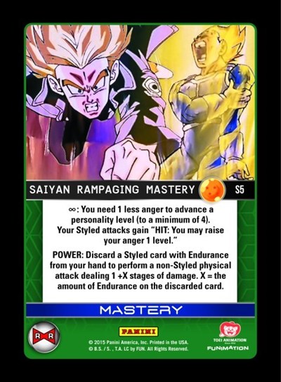 Saiyan Rampaging Mastery (High Tech Foil)