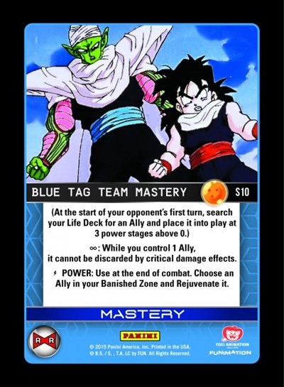 Blue Tag Team Mastery (Rainbow Parallel Foil)
