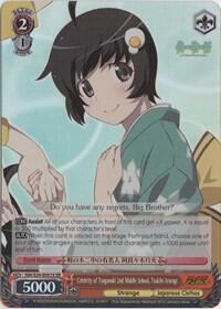 Celebrity of Tsuganoki 2nd Middle School, Tsukihi Araragi (SR)