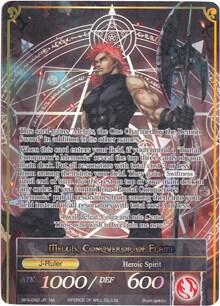 Memoria of the Seven Lands // Melgis, Conqueror of Flame (Full Art)