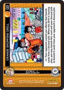 Orange Shopping Drill