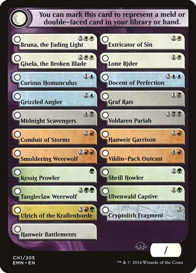 Checklist Card - Eldritch Moon
