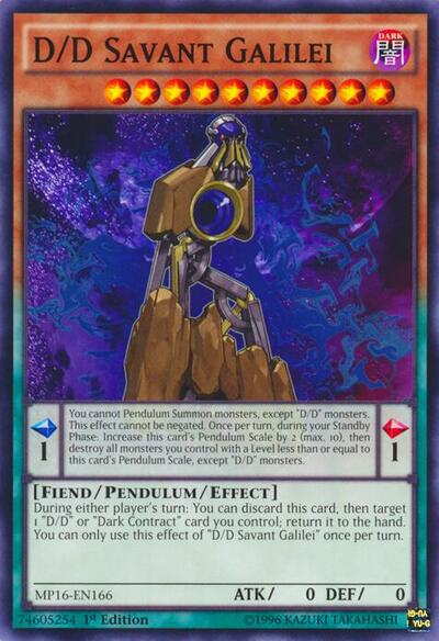 D/D Savant Galilei