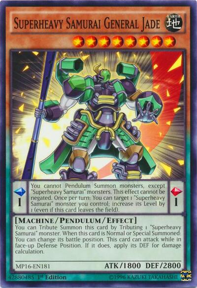 Superheavy Samurai General Jade