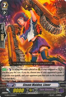 Steam Maiden, Limer