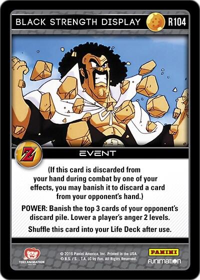 Black Strength Display