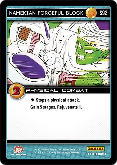 Namekian Forceful Block