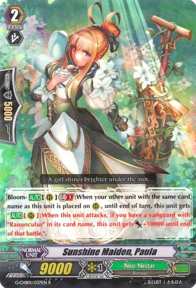 Sunshine Maiden, Paula