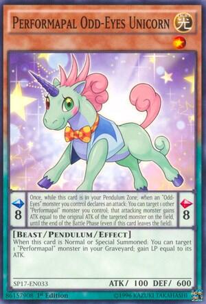 Performapal Odd-Eyes Unicorn (Starfoil)