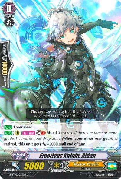 Fractious Knight, Aldan