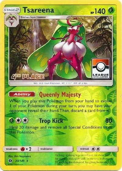 Tsareena - 20/149 (League Challenge) [4th Place]