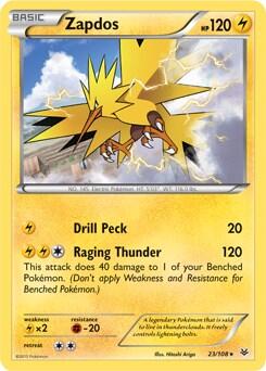 Zapdos - 23/108 (XY Roaring Skies)