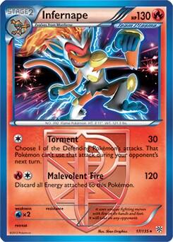 Infernape - 17/135 (BW Plasma Storm)