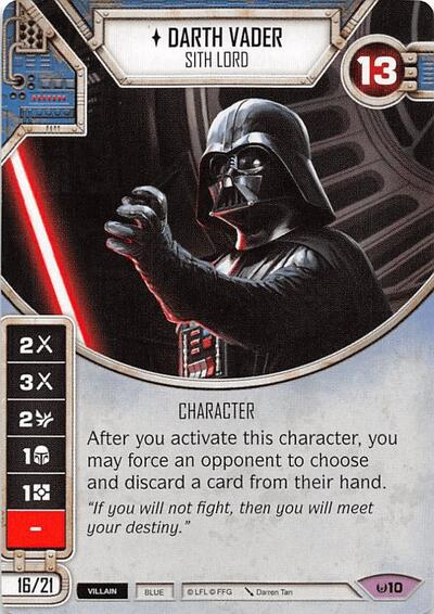 Darth Vader - Sith Lord (Card Only)