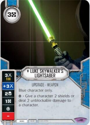 Luke Skywalker's Lightsaber (Card Only)