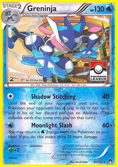Greninja - 40/122 (League) [2nd Place]