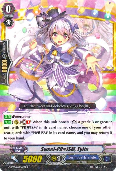Sweet-PRISM, Tytis