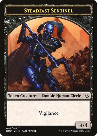 Steadfast Sentinel // Cat Double-Sided Token