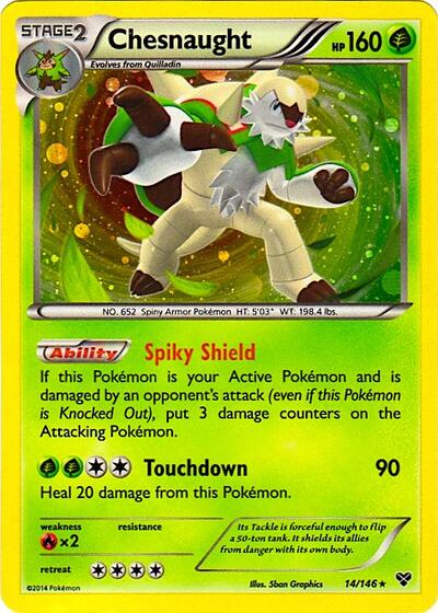 Chesnaught - 14/146 (Cosmos Holo)