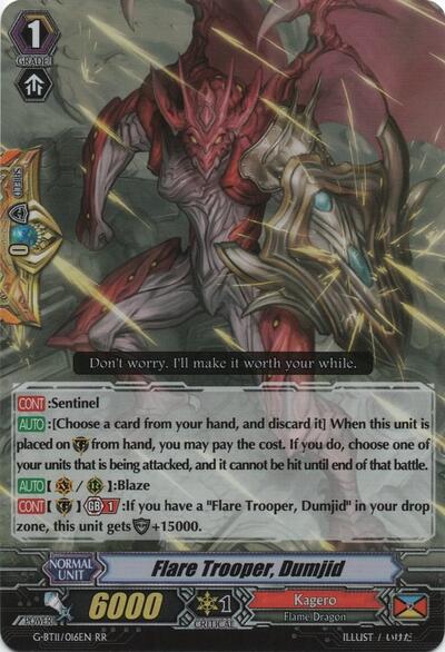 Flare Trooper, Dumjid