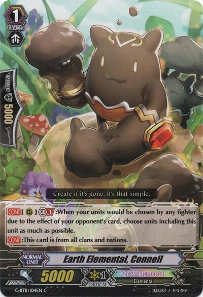Earth Elemental, Connell
