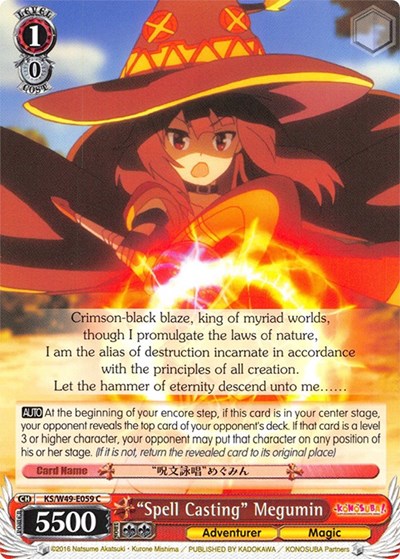 "Spell Casting" Megumin