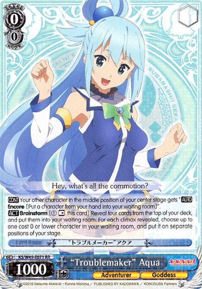 "Troublemaker" Aqua