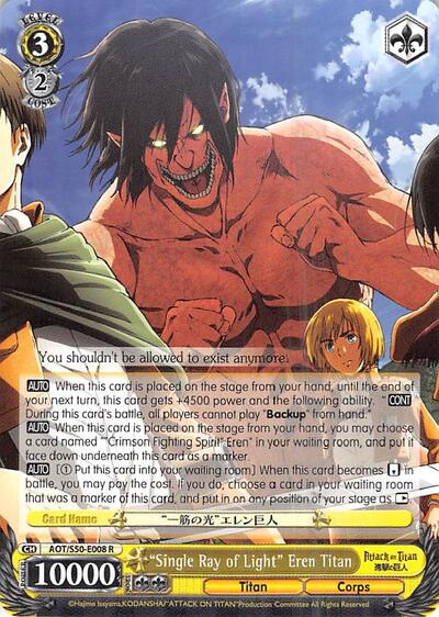"Single Ray of Light" Eren Titan