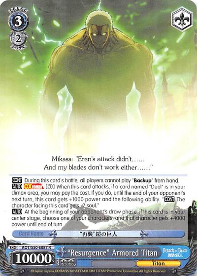 "Resurgence" Armored Titan