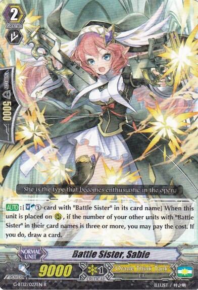 Battle Sister, Sable
