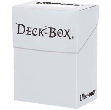 Solid Color Deck Box - White