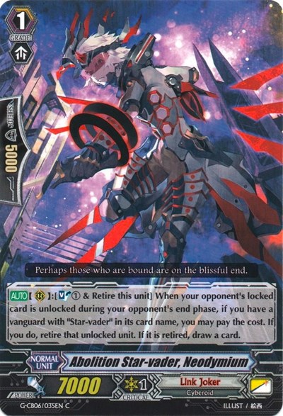 Abolition Star-vader, Neodymium