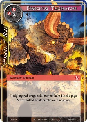 Ferocious Triceratops