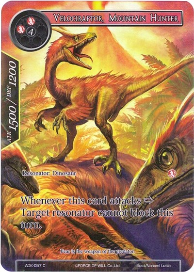 Velociraptor, Mountain Hunter (Full Art)