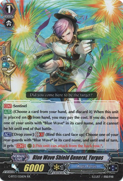 Blue Wave Shield General, Yorgos