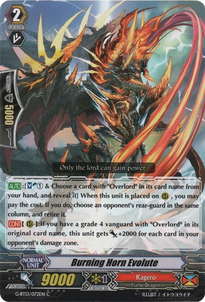 Burning Horn Evolute