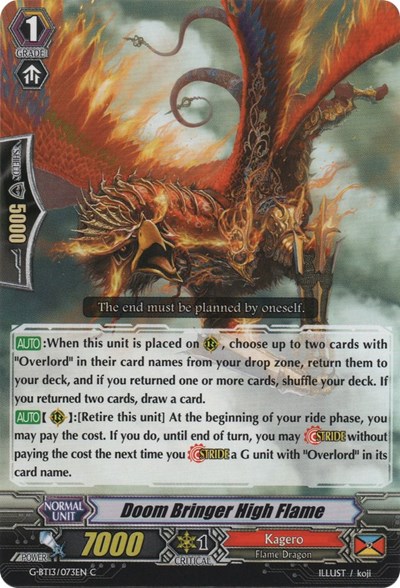 Doom Bringer High Flame