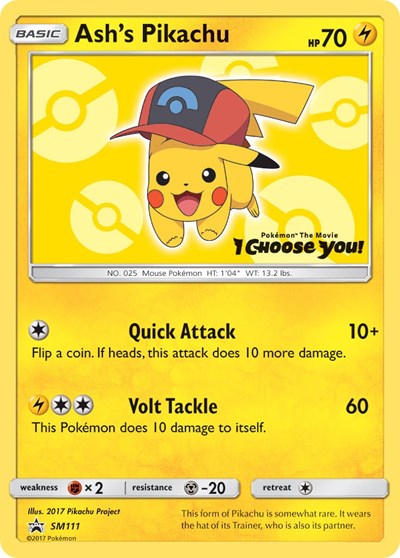 Ash's Pikachu - SM111