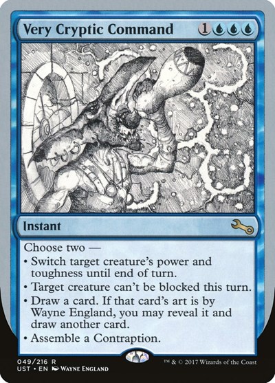 Very Cryptic Command (A)