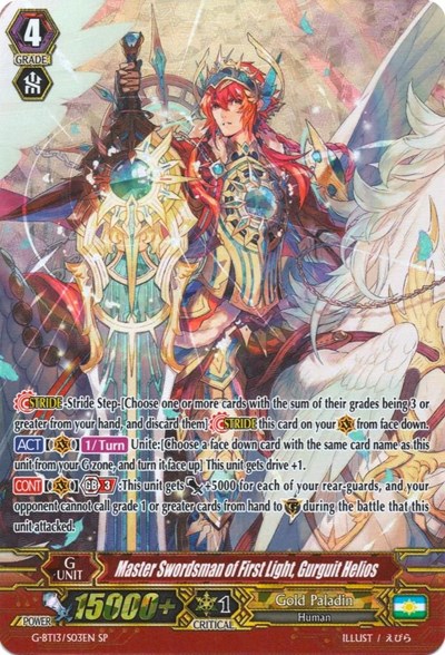 Master Swordsman of First Light, Gurguit Helios (SP)