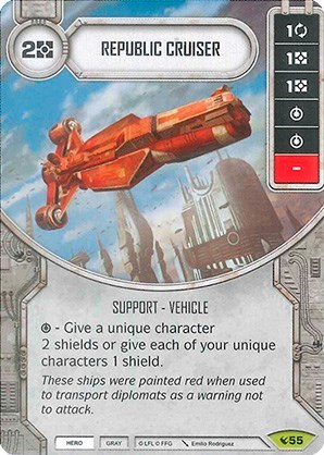Republic Cruiser (Card Only)