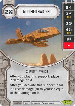Modified HWK-290 (Card Only)