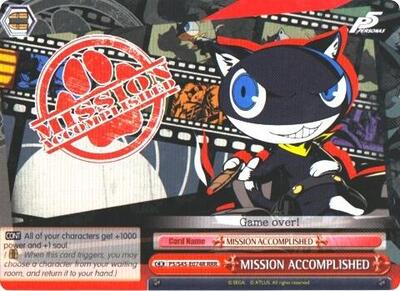 MISSION ACCOMPLISHED (RRR)