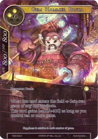 Gem Hammer Panda (Full Art)