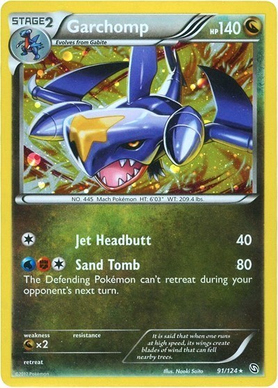 Garchomp - 91/124 (Cosmos Holo)