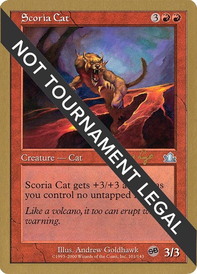 Scoria Cat - 2001 Tom van de Logt (PCY) (SB)
